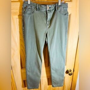 Chico's So Slimming Olive Green Pants Size 1 Women's‎ Size 8-10